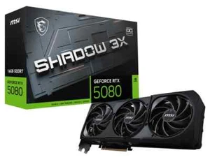 MSI Nvidia RTX 5080 SHADOW 3X 16GB GDDR7 OC Gaming Video Card HDMI Display port - Picture 1 of 5
