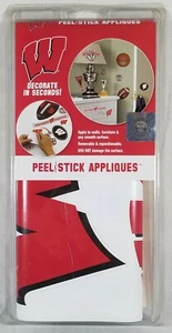 Wisconsin Badgers Peel & Stick Wall Decals Repositionable Reusable Appliques New - Picture 1 of 3