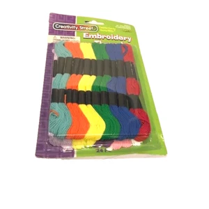Floss (24) Skeins 8Yrds Embroidery Thread New 12 Colors-Crafts- Free Shipping - Picture 1 of 2