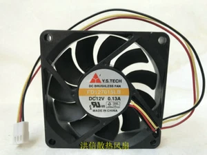 1pcs Y.S.TECH 7015 FD127015LB 12V 0.13A 7cm 7CM cooling fan 3pin - Afbeelding 1 van 4