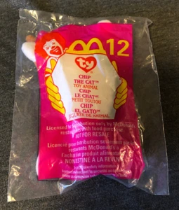 Chip the Calico Cat - Retired Ty Teenie Beanie - Unopened McDonald's Promotional - Picture 1 of 2