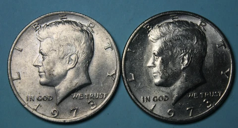 1973 P&D Kennedy Halves (Ken-75) Cover