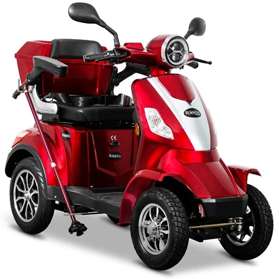 Rolektro E-Quad 25 Rot 1000 Watt Seniorenmobil Elektroroller E-Roller E-Scooter - Bild 1 von 4