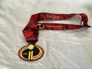 RUN DISNEY Running DIE UNGLAUBLICHEN Rennen 2018 Medaille Marathon 5K virtuell - Bild 1 von 4