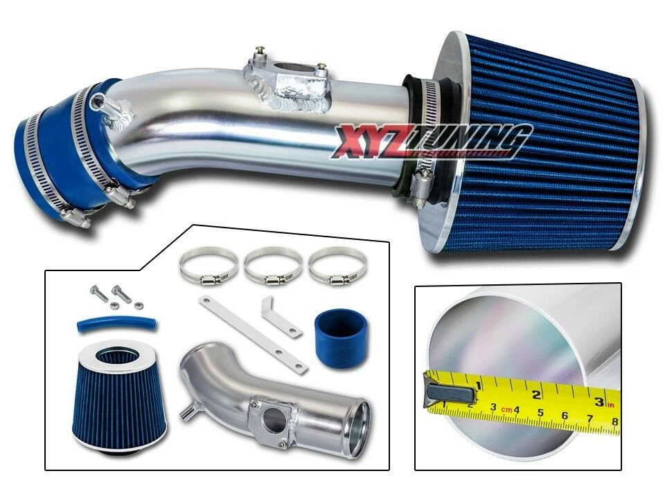 Kit de inducción de admisión de aire Ram corta AZUL + filtro para 10-12 Mazda3 Mazda 3 2,5 L L4 Foto 1 de 1