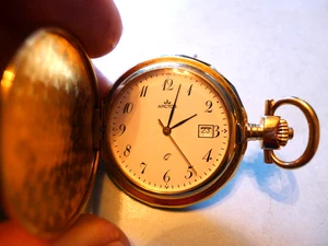 Reloj Bolsillo ARCTOS Batería Qtz Hunter.,. Ventana de fecha... Necesita batería. - Imagen 1 de 5