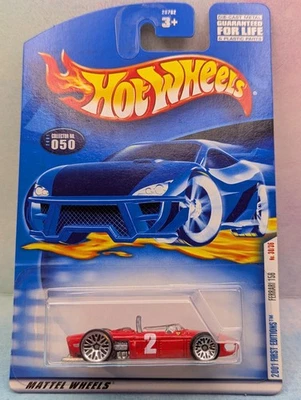 2001 Hot Wheels FERRARI 156 #50☆ Red; lace☆ #30 First Editions - Image 1 of 3
