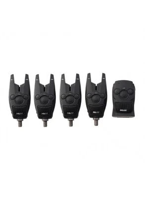 Prologic 4+1 Funk Bissanzeiger Set Karpfenangeln Wasserdicht LED Empfänger - Bild 1 von 3
