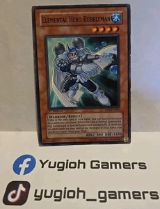 YUGIOH ELEMENTARHELD BUBBLEMAN DP1 1.AUFLAGE COMMON LIGHT PLAYED  - Bild 1 von 1