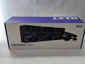 NZXT Kraken 360 3x120mm AiO Liquid CPU Kühler - Mattschwarz RL-KN360-B1 =LESEN= - Bild 1 von 3