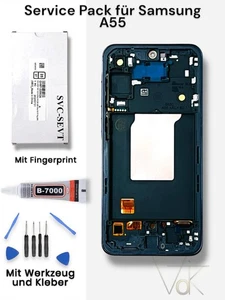 OLED Samsung Galaxy A55 5G A556B Display Touchscreen Bildschirm Rahmen - Bild 1 von 1