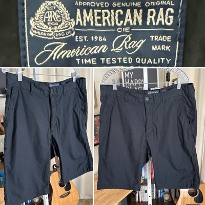 American Rag Shorts Size 36 Men Black Casual Utility Outdoor Grunge Baggy - Image 1 of 4