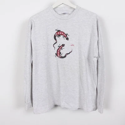 Vintage 90s Beefy T Lizard Petroglyph Southwest Single Stitch Medium T shirt USA - Image 1 of 4
