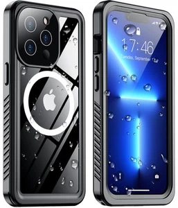 Magnetic for iPhone 13 Pro Max Case Waterproof,Built-in Screen Protector[IP68... - Picture 1 of 6