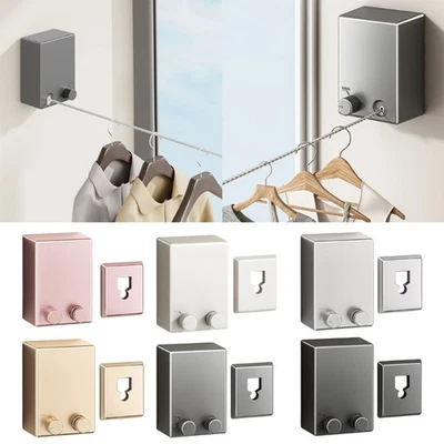 Retractable Laundry Line Stainless Steel Clothesline for Indoor and Outdoor Use - Image 1 of 4