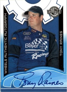2002 Wheels High Gear Autographs #47 Tony Raines Auto - Racing - Picture 1 of 2