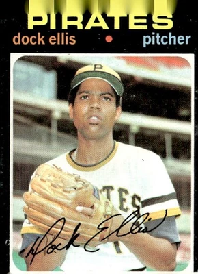 1971 Topps #2 Dock Ellis - Image 1 of 2