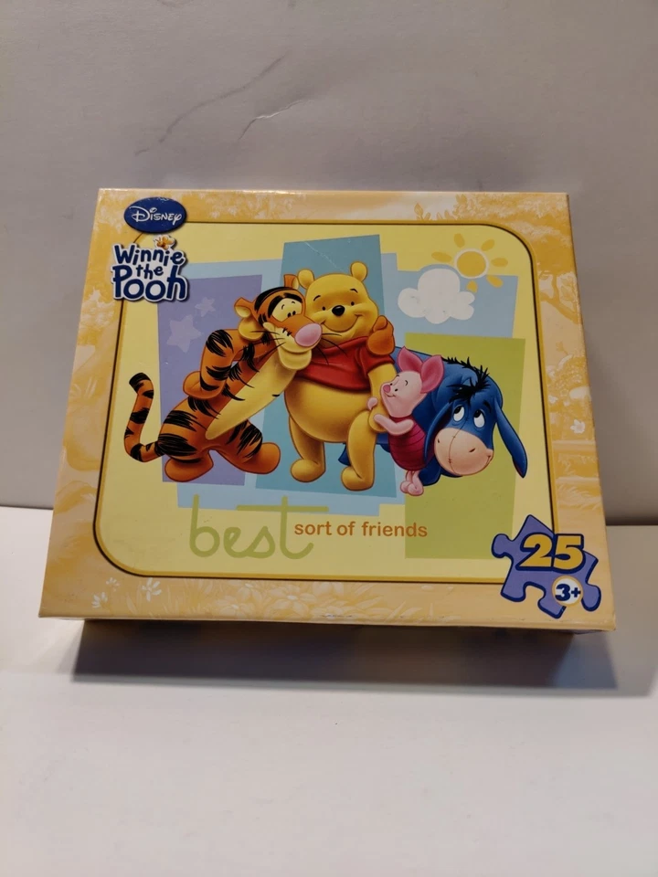 Rompecabezas Winnie the Pooh 25 piezas - Mejor tipo de amigos - Sellado de fábrica Foto 1 de 4