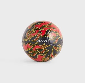 Kith für Adidas Fußball Flame Soccer Ball schwarz NEU - Bild 1 von 3