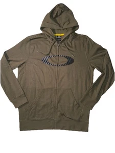 Sudadera con Capucha Oakley Cremallera Completa Para Hombre M Verde Oliva Logo Calce Regular NUEVA SIN ETIQUETAS NUEVA - Imagen 1 de 10