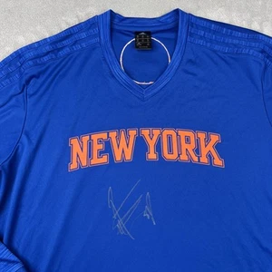 Camicia riscaldante firmata Adidas NY Knicks uomo 2XL blu - Foto 1 di 11