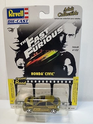 1/64 Revell The Fast & The Furious металлик оливковый Honda Civic - выпуск #102 - Изображение 1 из 2