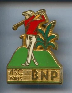 RARE BIG PINS PIN'S 3D ..  BNP BANQUE ASC GOLF  ¤5C - Picture 1 of 1