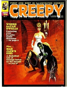 ESPELUZNANTE #39 MAYO 1971 9,4+ CASI COMO NUEVO ARTE DE PORTADA WARREN KEN SMITH TÍO ESPELUZNANTE - Imagen 1 de 2