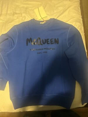 Alexander McQueen Graffiti Designer Knit Sweater Size Medium - Image 1 of 2