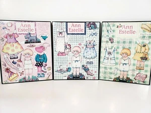 Vintage Ann Estelle Framed Paper Cut Outs By Mary Engelbreit Lot of 3 - Picture 1 of 7