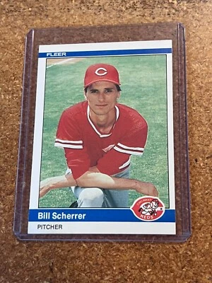 1984 Fleer Baseball # 482 Bill Scherrer - Image 1 of 2