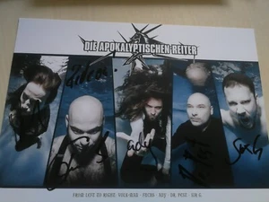 APOCALYPTISCHEN REITER - HEAVY METAL - ORIG. AUTOGRAMM auf 13 x 18 cm FOTO - Bild 1 von 1