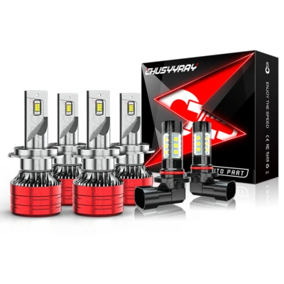 For Kia Soul EV 2015-2017 6X Combo H7+H7+9145 LED Headlight Fog Light Bulbs Kit - Image 1 of 4