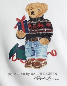 Polo RALPH LAUREN iconica polo vacanza orso maglia maglietta bianca TG XXL NUOVA CON ETICHETTE $98 - Foto 1 di 5