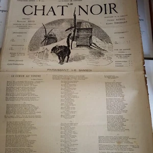 Le Chat Noir n°229 29 mai 1886 Rodolphe Sanlis Caran d'Ache caricature Paris - Picture 1 of 1