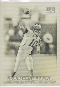 TOM BRADY Topps Magic NCAA COLLEGE FOOTBALL CARD Michigan Wolverines PATS BUCS! - Picture 1 of 2