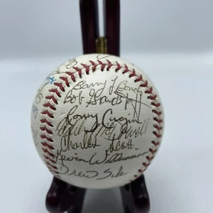 Barry Bonds signierter Baseball ASU Full Team Sigs Jim Brock 1980er - Bild 1 von 6