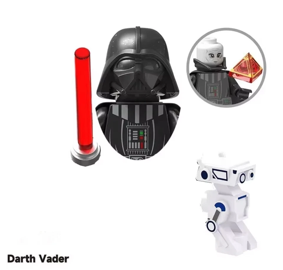 Star Wars Building Blocks Darth Vader  NO LEGO   - Imagen 1 de 1