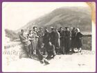 Guys in military uniform with girls Vienna Woods 1945 Vintage photo