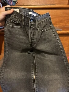 Levi’s Charcoal Wedgie Black Jeans Women’s 24 Straight Premium - Picture 1 of 3