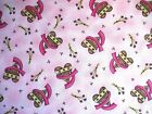 Quit Cotton Fabric "Hope & Faith" Kristen Powers Pink Hearts By 1/2 Yard