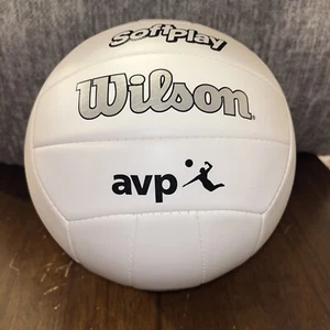 WILSON AVP Soft Play Volleyball Official Size White NEW - Picture 1 of 2