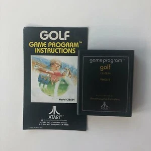 Golf Atari 2600 CX26134 Original Spielkassette und Handbuch - Bild 1 von 1