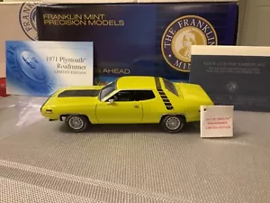 Franklin Mint Limited Edition 1971 Plymouth Roadrunner 1:24 - Picture 1 of 9