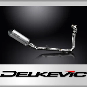 Suzuki GSX-8S 2023-2024 Delkevic Komplett Auspuff 2-1 260mm X-Oval Titan Schalldämpfer - Bild 1 von 5