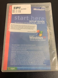 GENUINE Dell Microsoft Windows XP Media Center Edition CD-ROM Disc 2 Only w/key - Picture 1 of 6