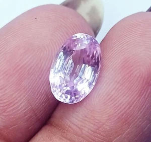 Certified Oval Shape 100% Natural Morganite 3.85 Ct Loose Gemstone - Picture 1 of 7