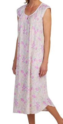 Nuevo con etiquetas Camisón Miss Elaine Amarillo/Rosa FLORES SILVESTRES Gorra Slv Largo Ballet BOLSILLOS M Foto 1 de 4