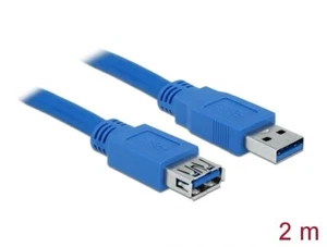 Delock USB 3.0 Verlängerung, 2m, Farbe: Blau (82539) - Bild 1 von 1