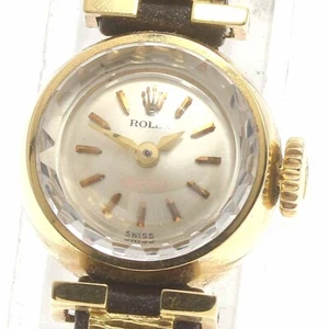 ROLEX Orchid 2251 K18YG Cal.1401 Silver Dial Hand Winding Ladies Watch_882945 - Picture 1 of 7